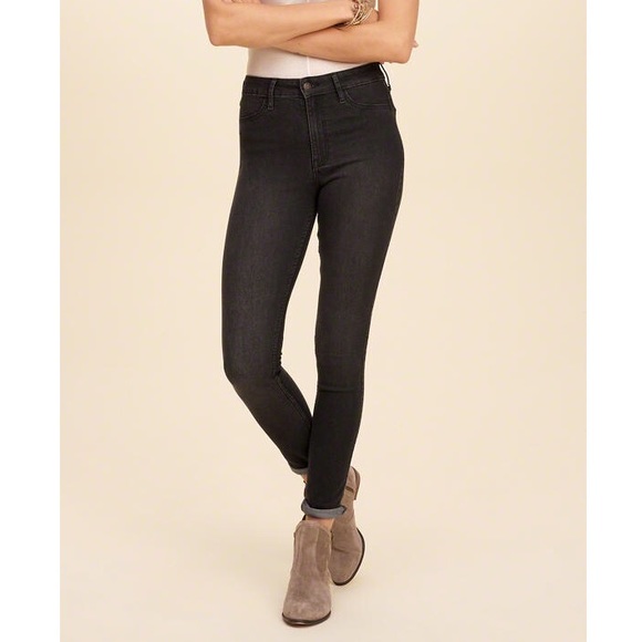 Hollister Gray Blake Natural Waist Jeggings - Picture 1 of 5